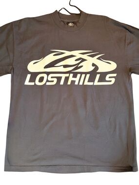 Lost Hills ‘Classic Logo’ Men's Black Logo Graphic Tee